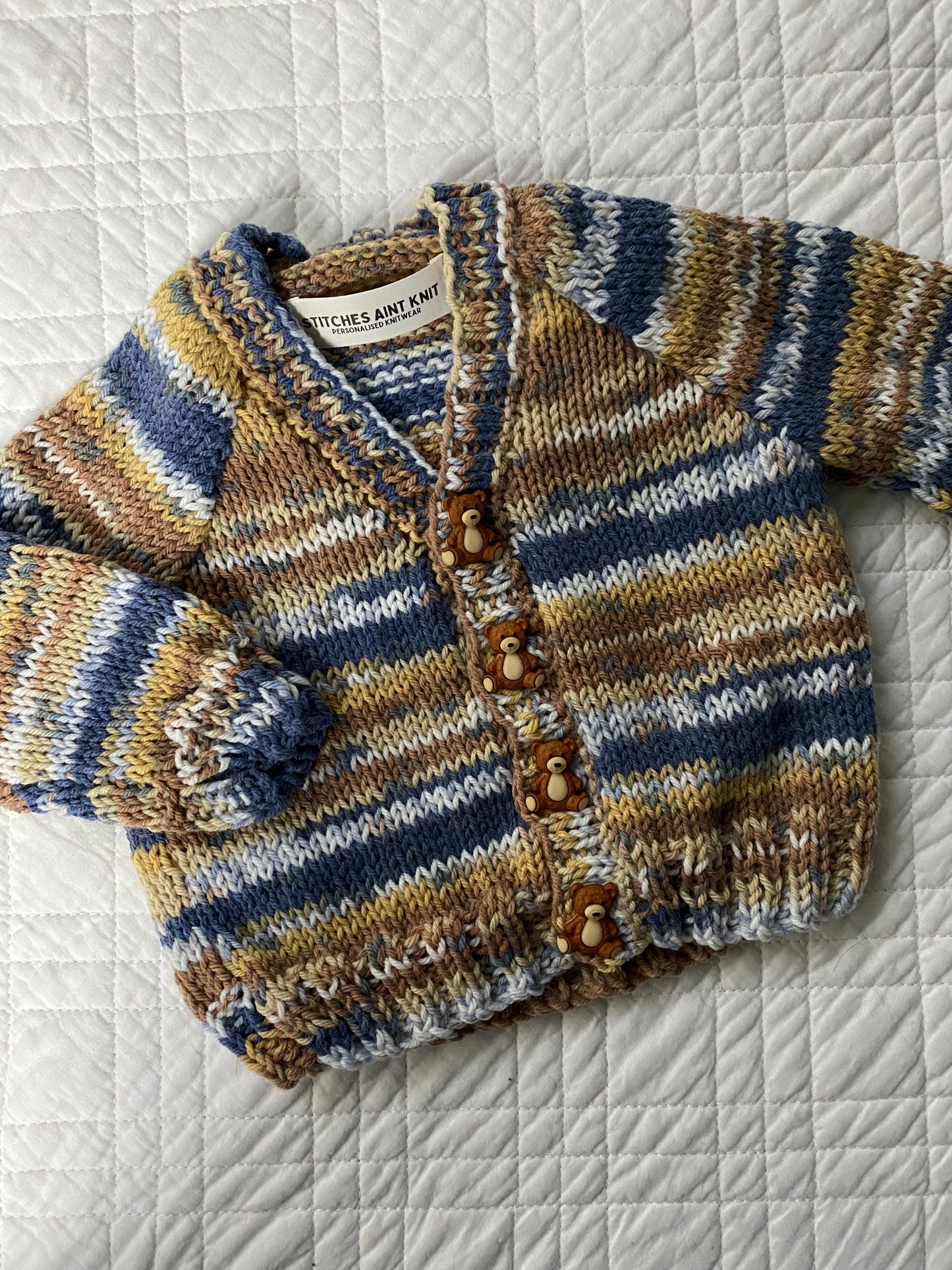 0-3 Months | Hand Knit Cardigan