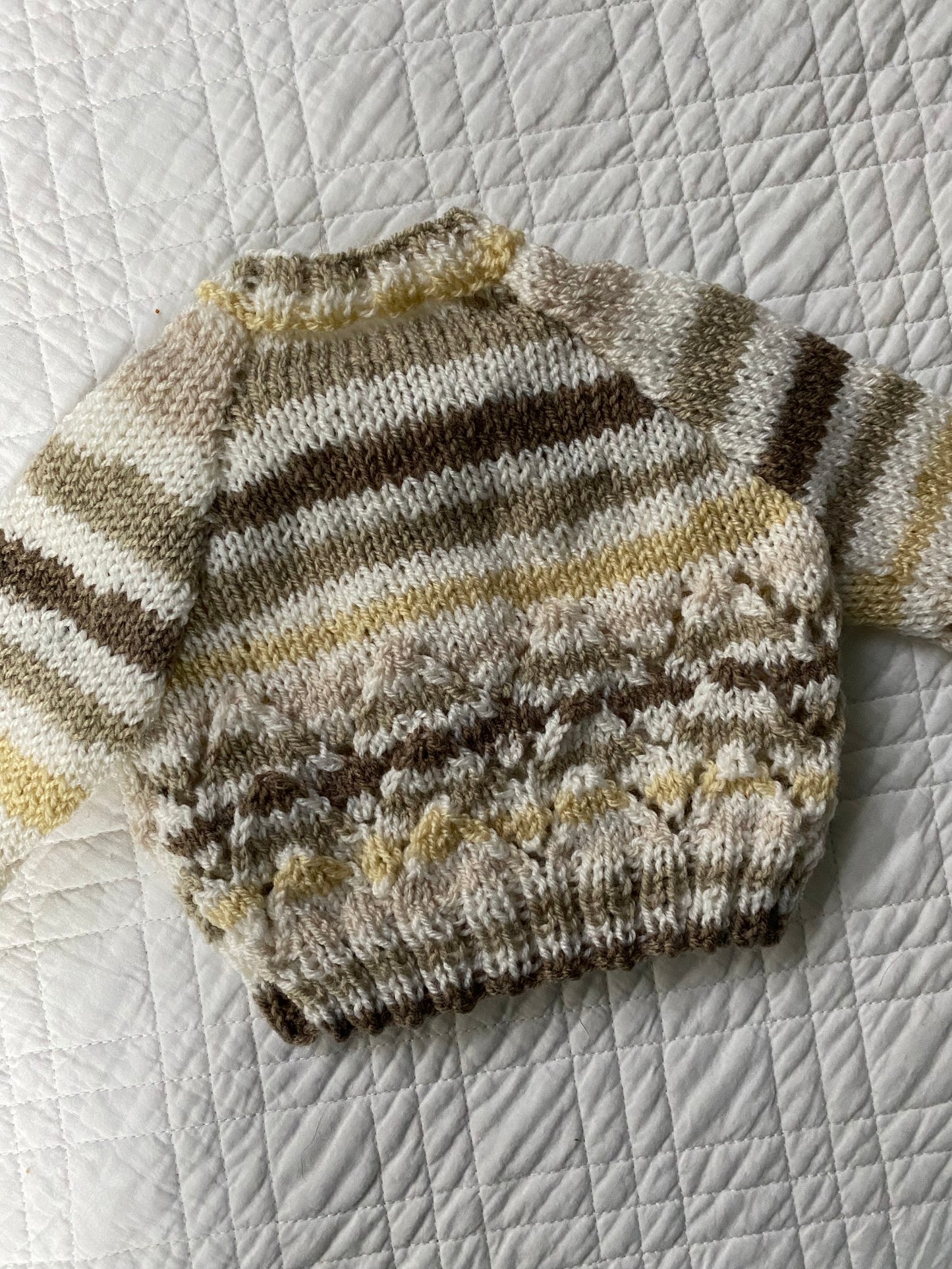0-3 Months | Hand Knit Cardigan