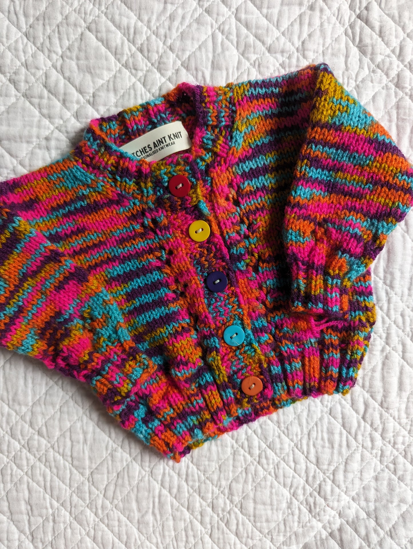 3-6 Months | Hand Knit Cardigan