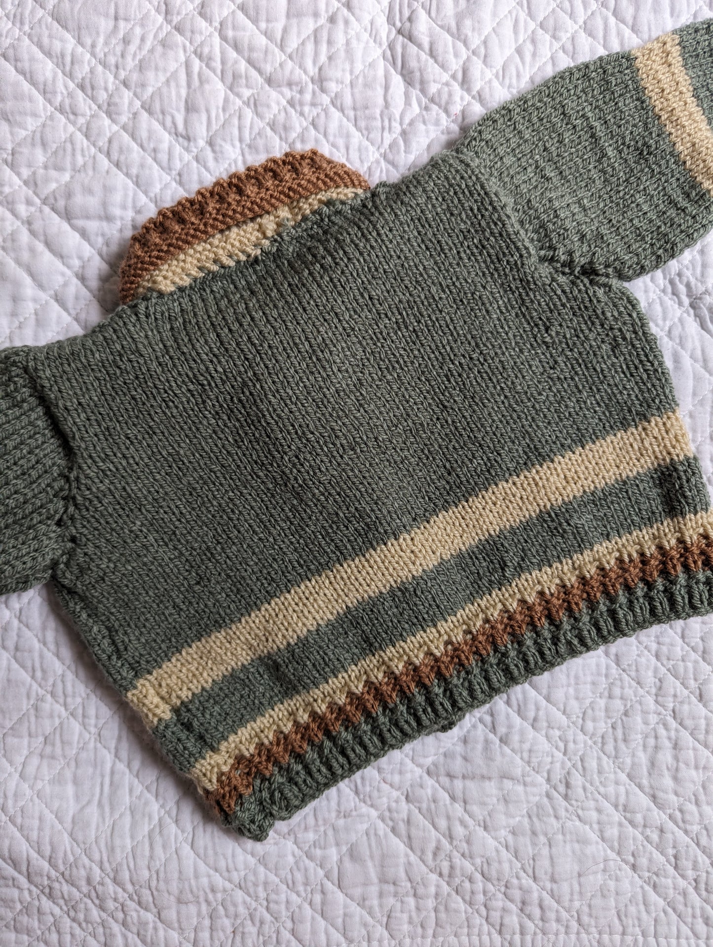 3-6 Months | Hand Knit Cardigan