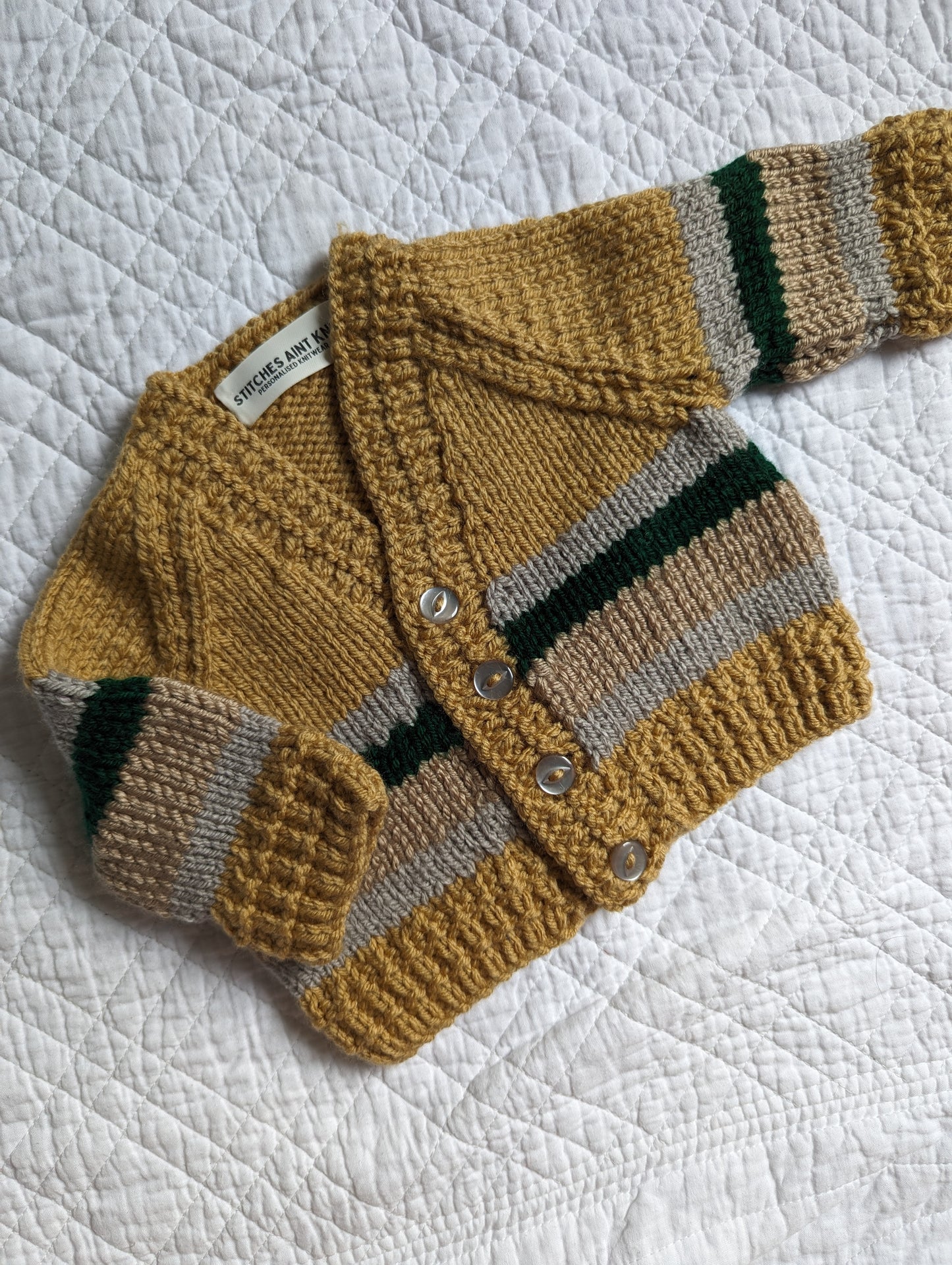 0-3 Months | Hand Knit Cardigan