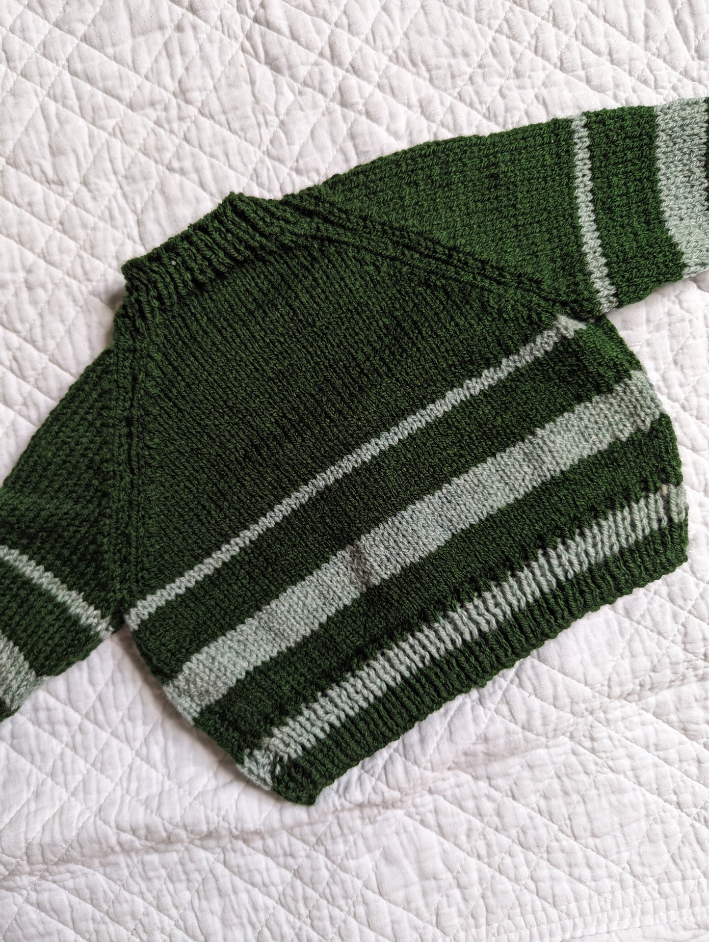 0-3 Months | Hand Knit Cardigan (Oversized)