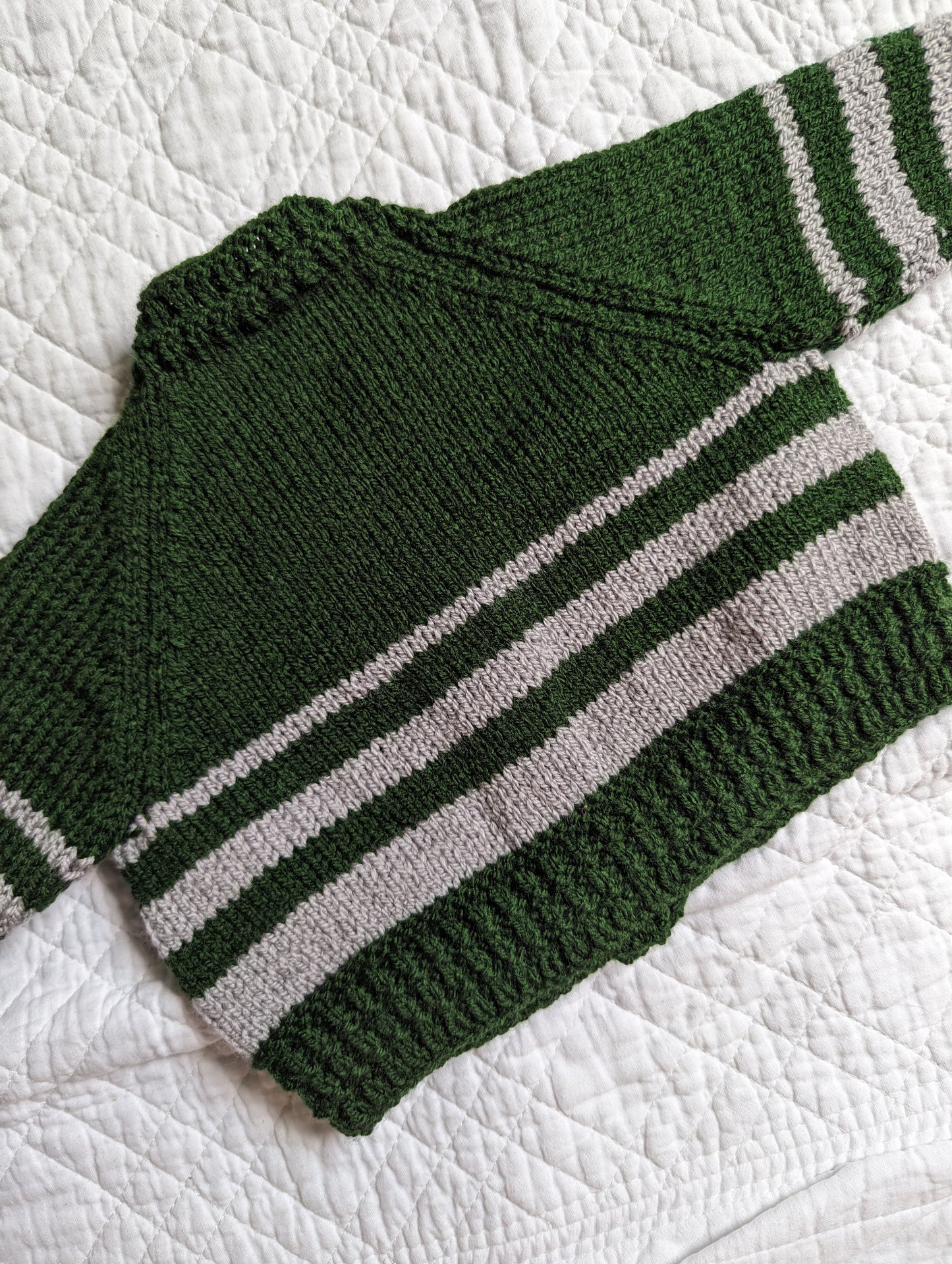 0-3 Months | Hand Knit Cardigan (Oversized)