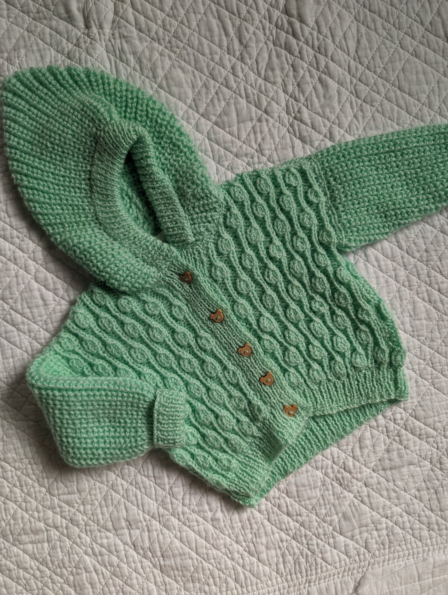 6-12 months | Hand Knit Cardigan