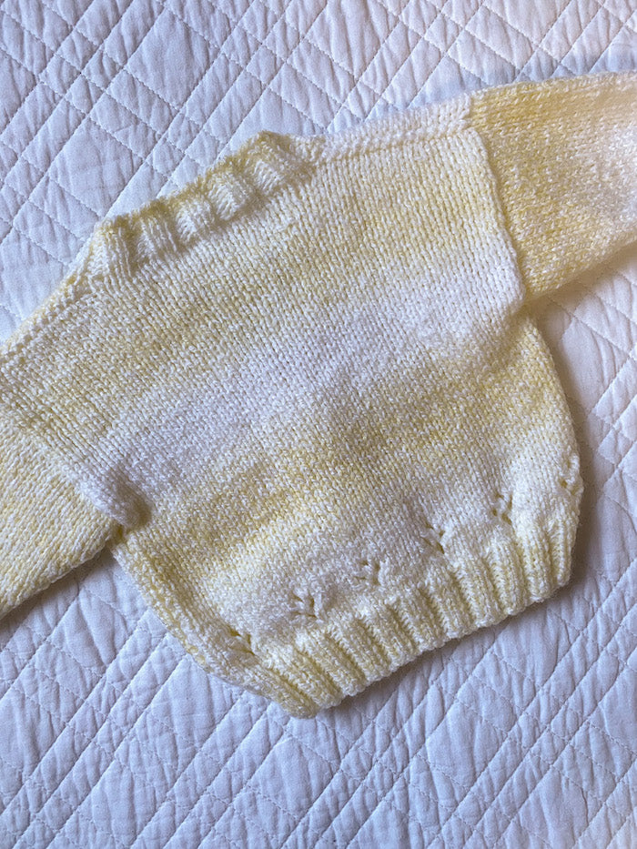 3-6 Months | Hand Knit Cardigan