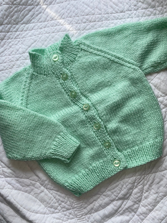 6-12 Months | Hand Knit Cardigan