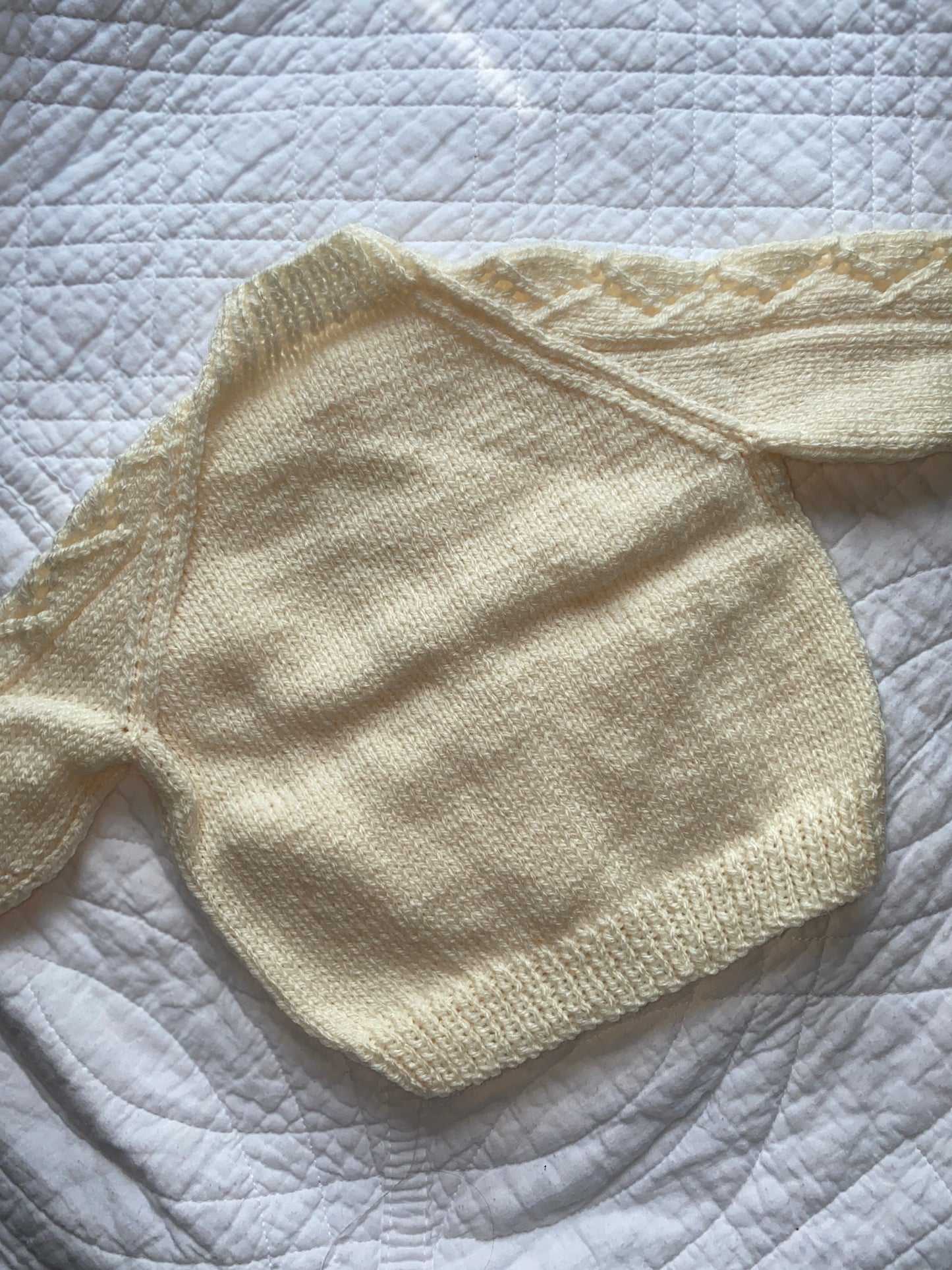 3-6 Months | Hand Knit Cardigan