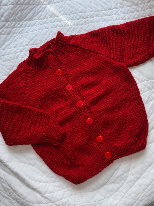 6-12 Months | Hand Knit Cardigan