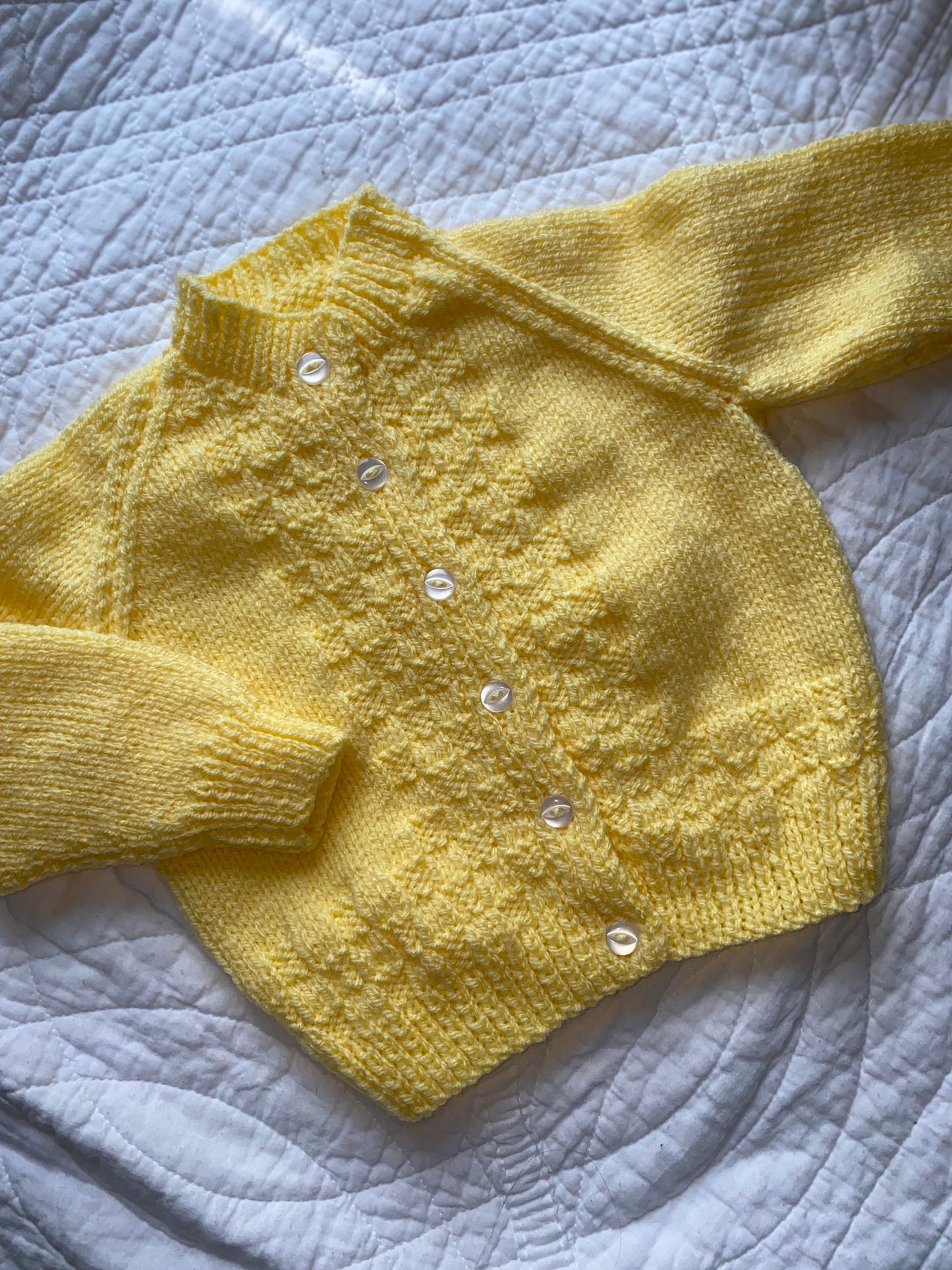 3-6 Months | Hand Knit Cardigan