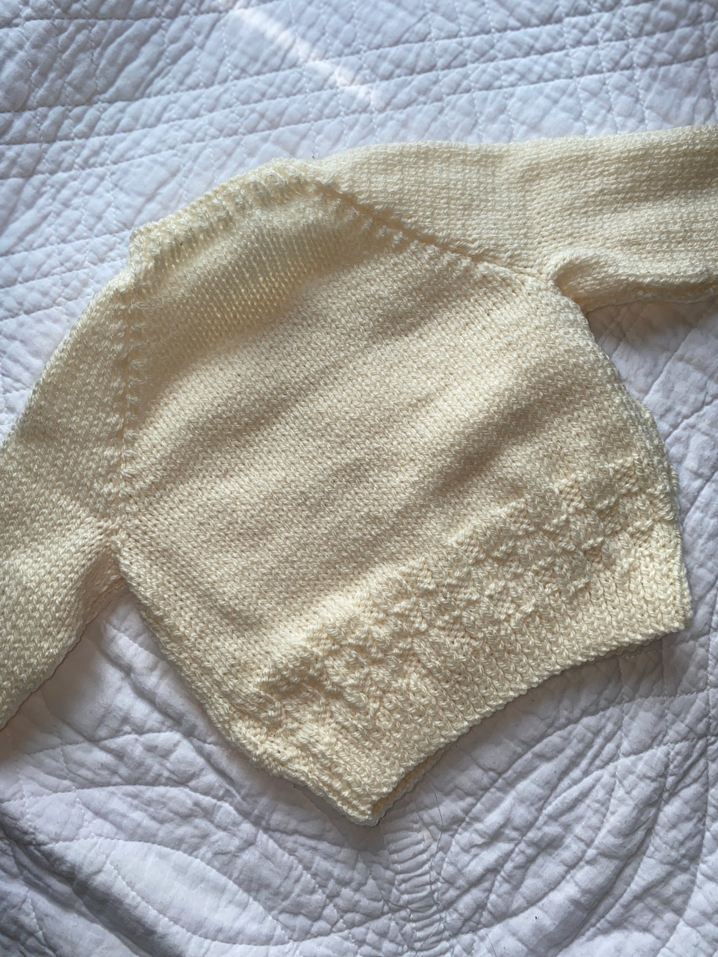 3-6 Months | Hand Knit Cardigan