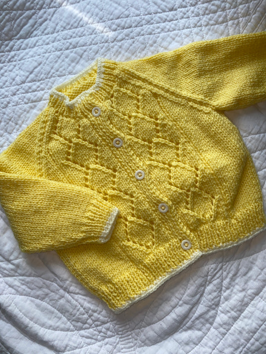 6-12 Months | Hand Knit Cardigan