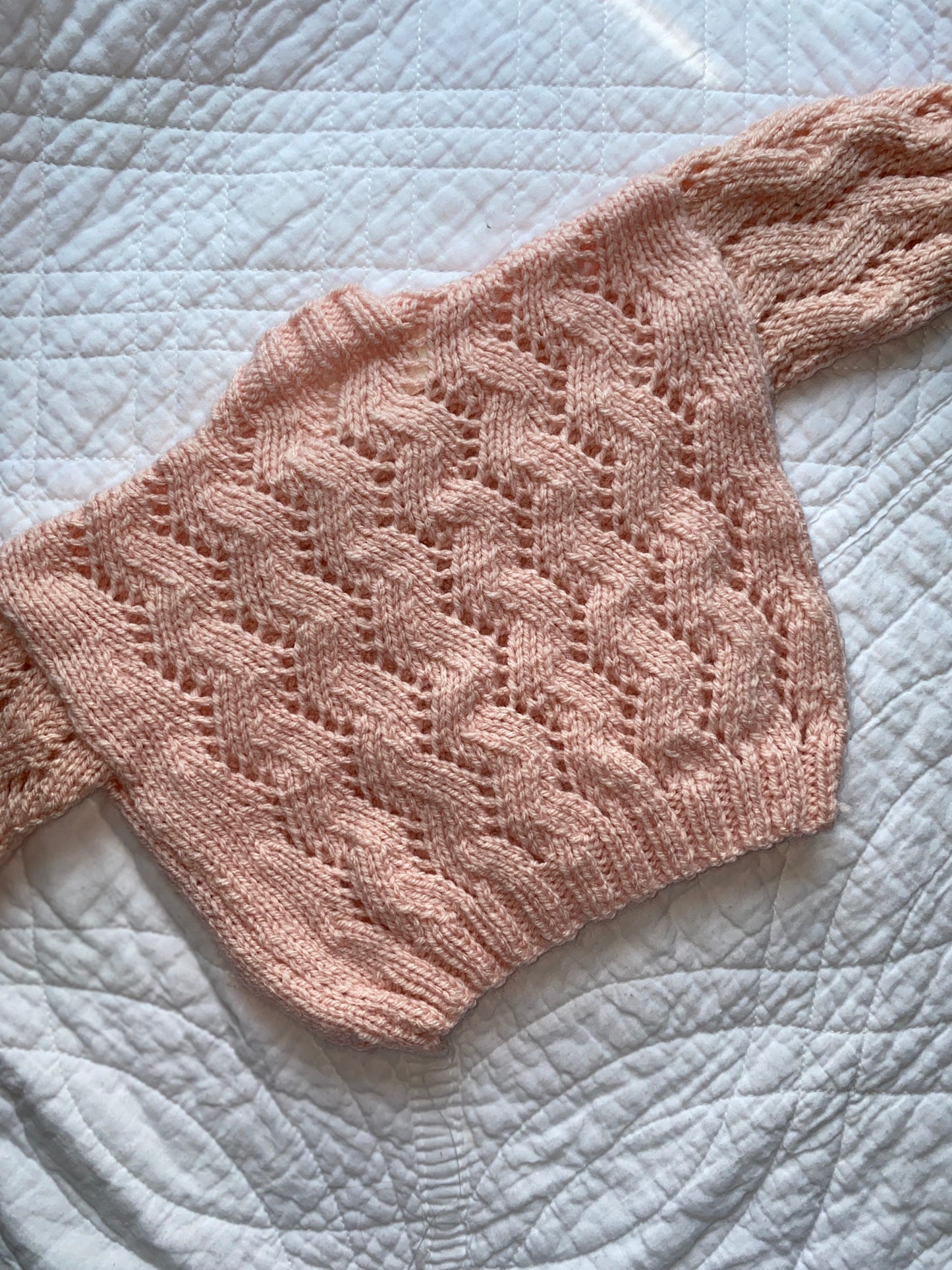 0-3 Months | Hand Knit Cardigan