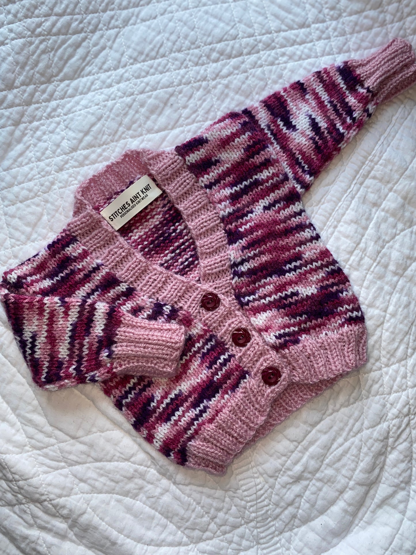 0-3 Months | Hand Knit Cardigan