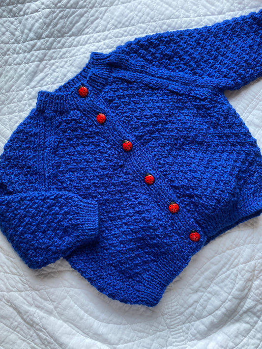 1-2 Years | Hand Knit Cardigan