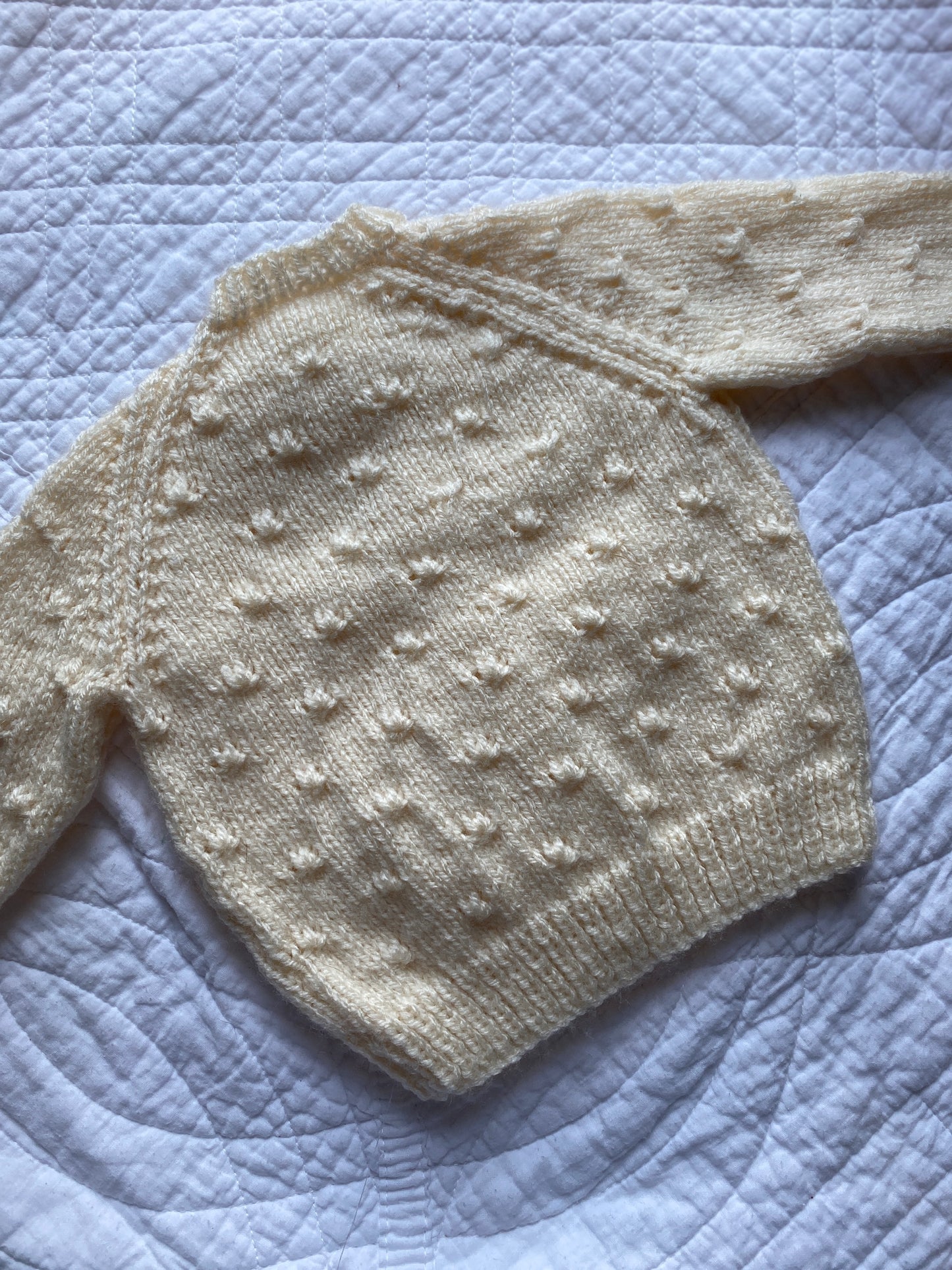 0-3 Months | Hand Knit Cardigan