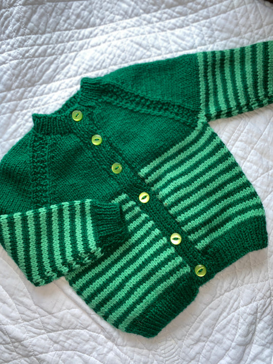 6-12 Months | Hand Knit Cardigan