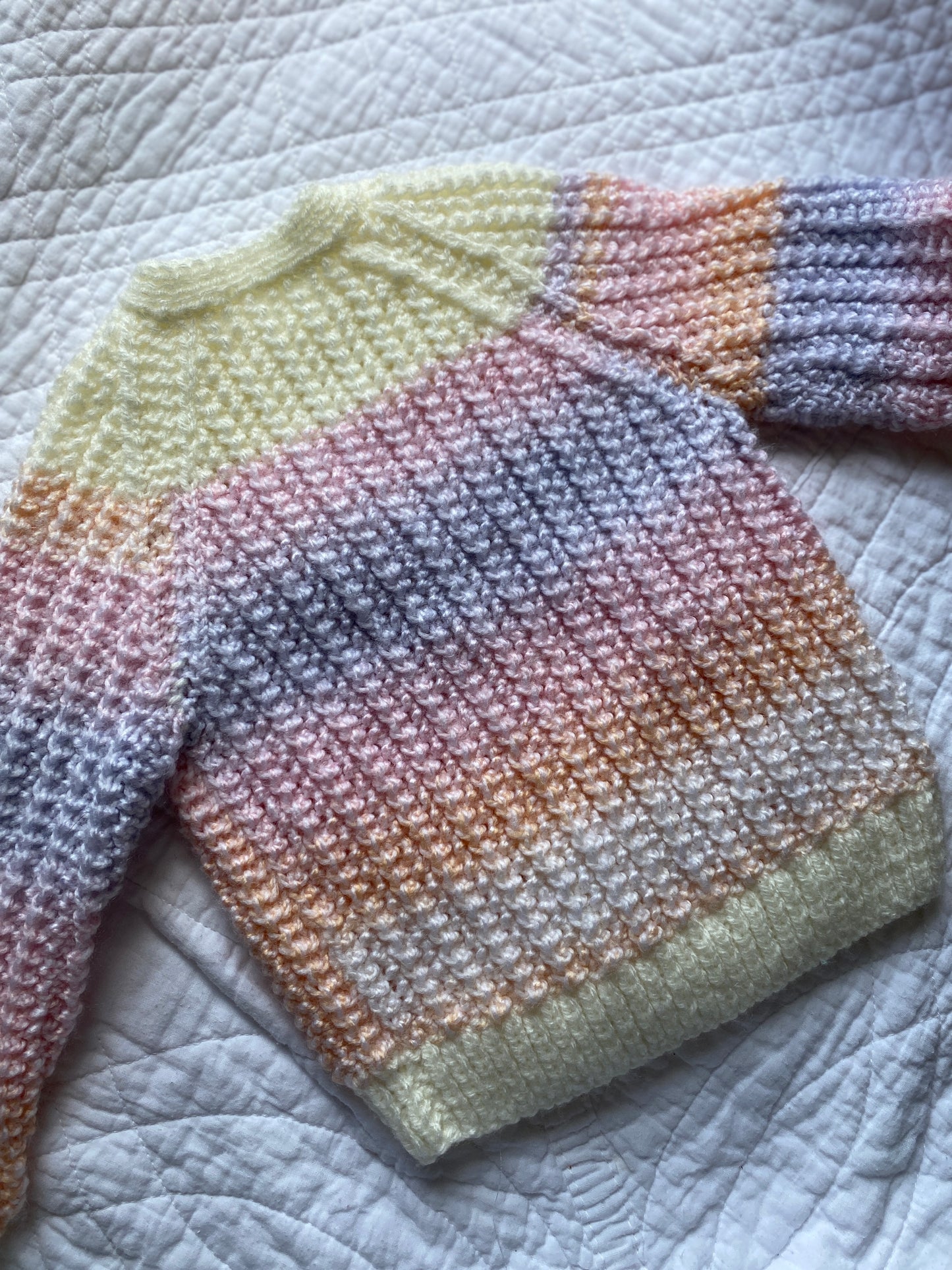 3-6 Months | Hand Knit Cardigan