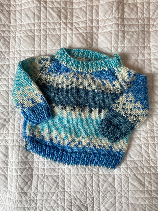 0-3 Months | Hand Knit Sweater