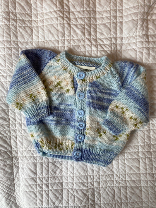 3-6 Months | Hand Knit Cardigan