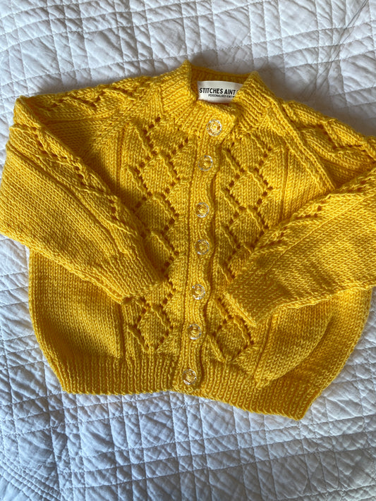 3-4 Years | Hand Knit Cardigan