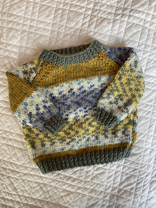 3-6 Months | Hand Knit Sweater