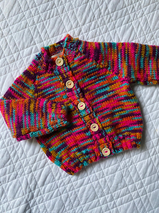 0-3 Months | Hand Knit Cardigan