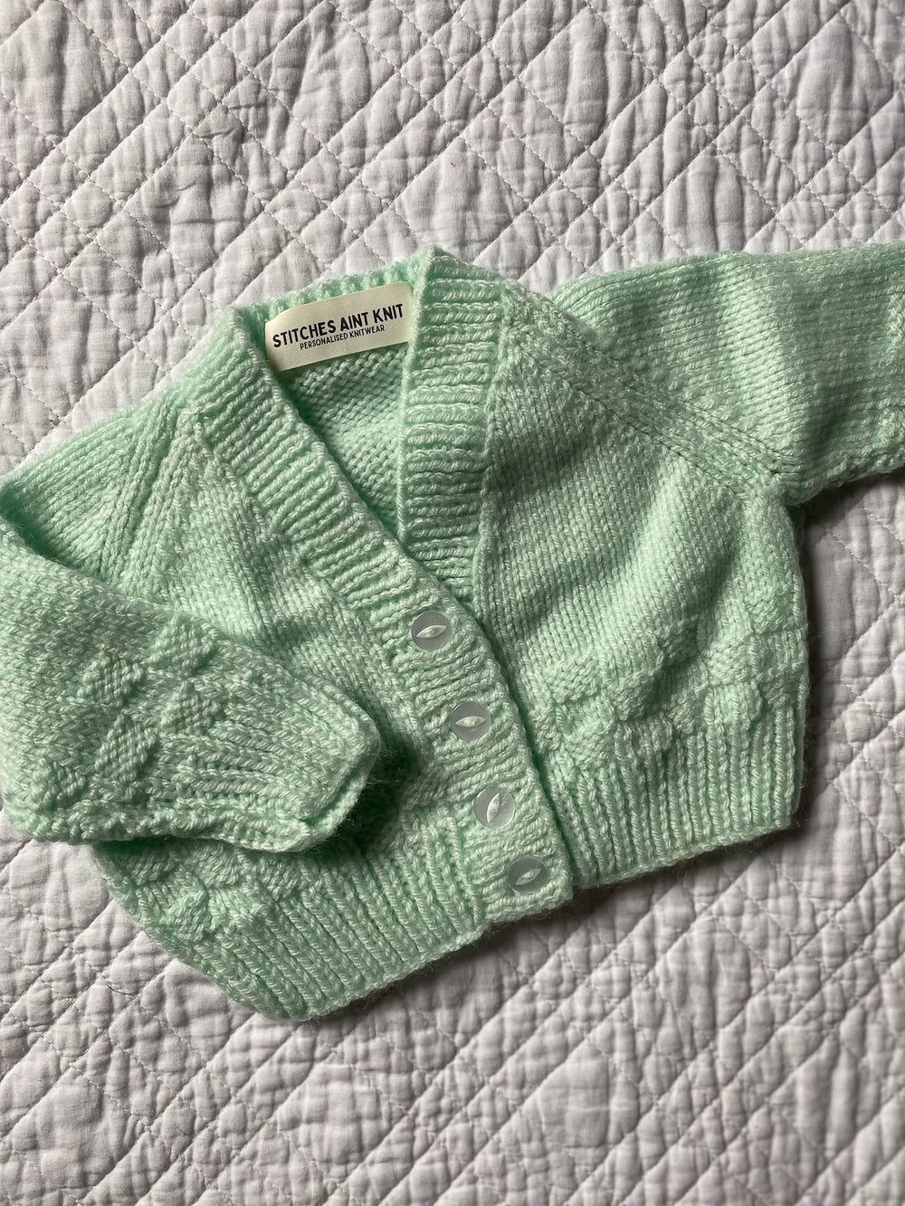 3-6 Months | Hand Knit Cardigan