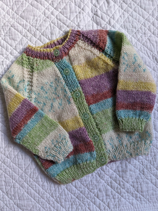 6-12 Months | Hand Knit Cardigan