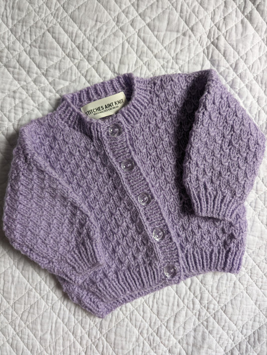 3-6 Months | Hand Knit Cardigan