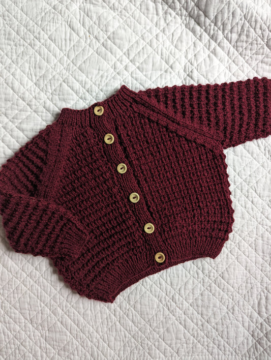 1-2 Years | Hand Knit Cardigan