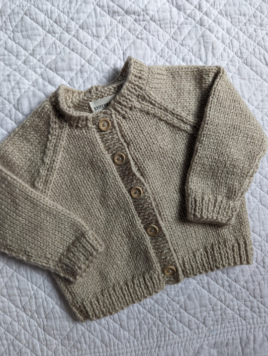 6-12 Months | Hand Knit Cardigan