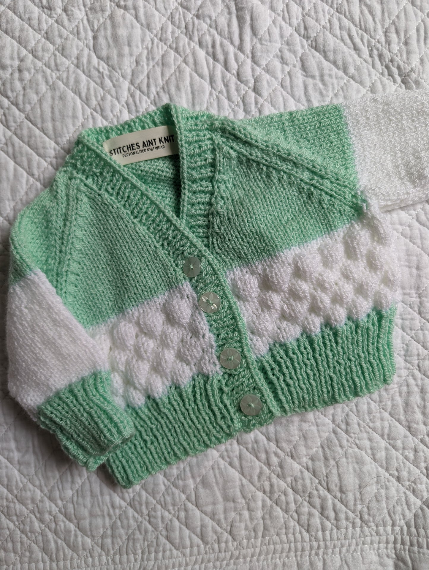 0-3 Months | Hand Knit Cardigan