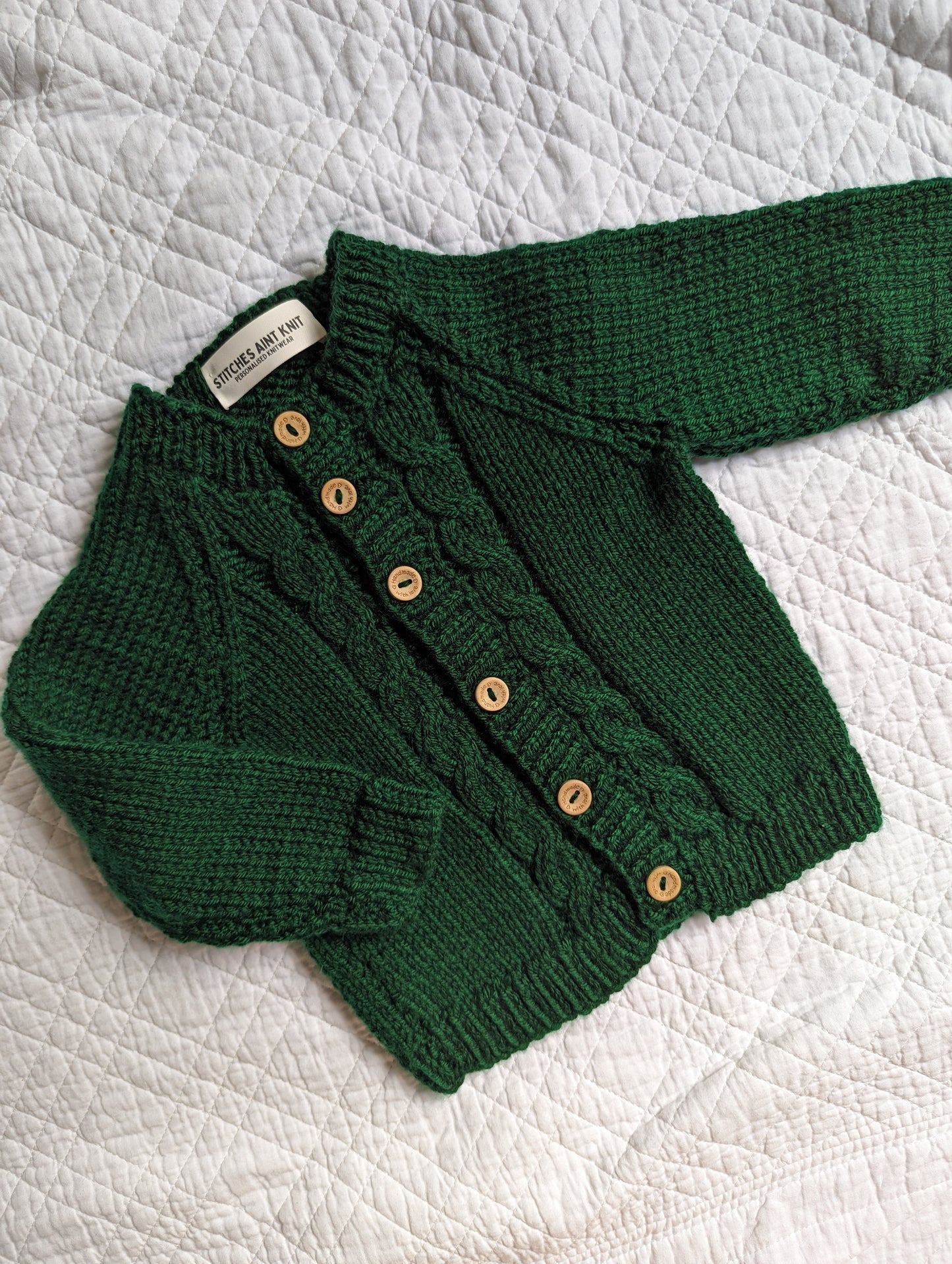 3-6 Months | Hand Knit Cardigan