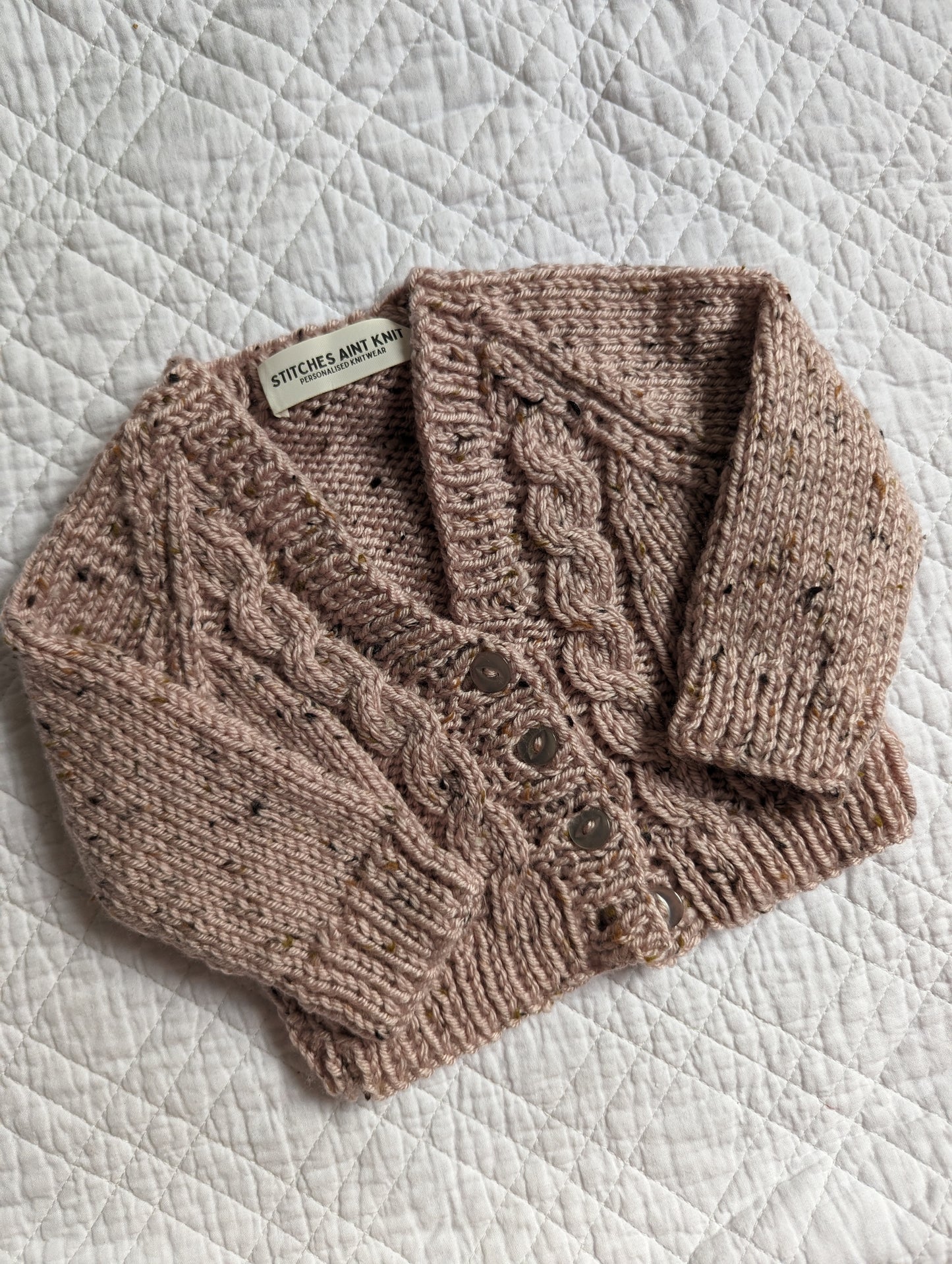 0-3 Months | Hand Knit Cardigan