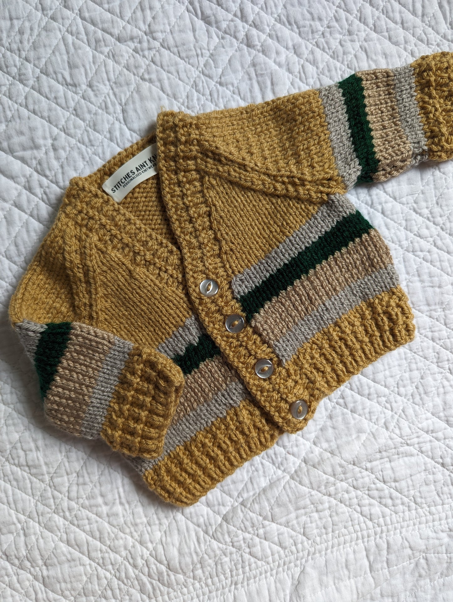 3-6 Months | Hand Knit Cardigan