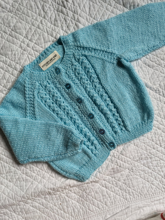 6-12 Months | Hand Knit Cardigan