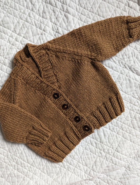 0-3 Months | Hand Knit Cardigan