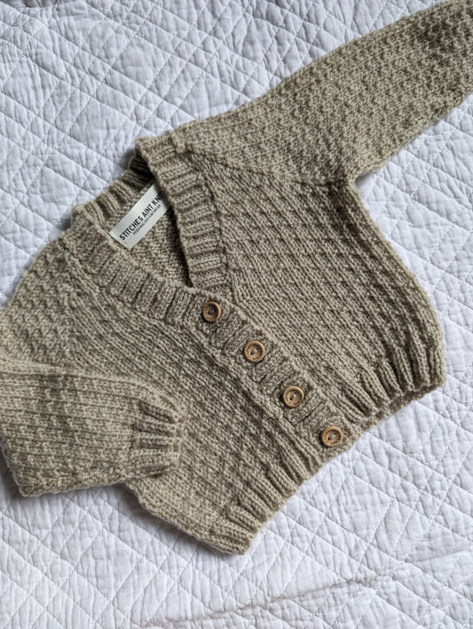 6-12 Months | Hand Knit Cardigan