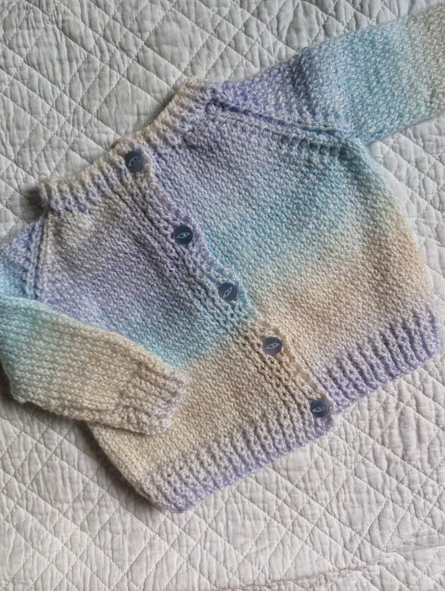 3-6 Months | Hand Knit Cardigan