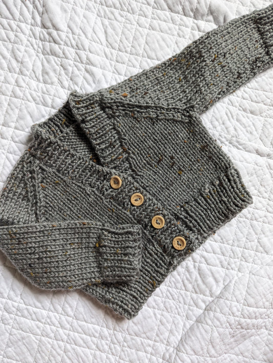 0-3 Months | Hand Knit Cardigan