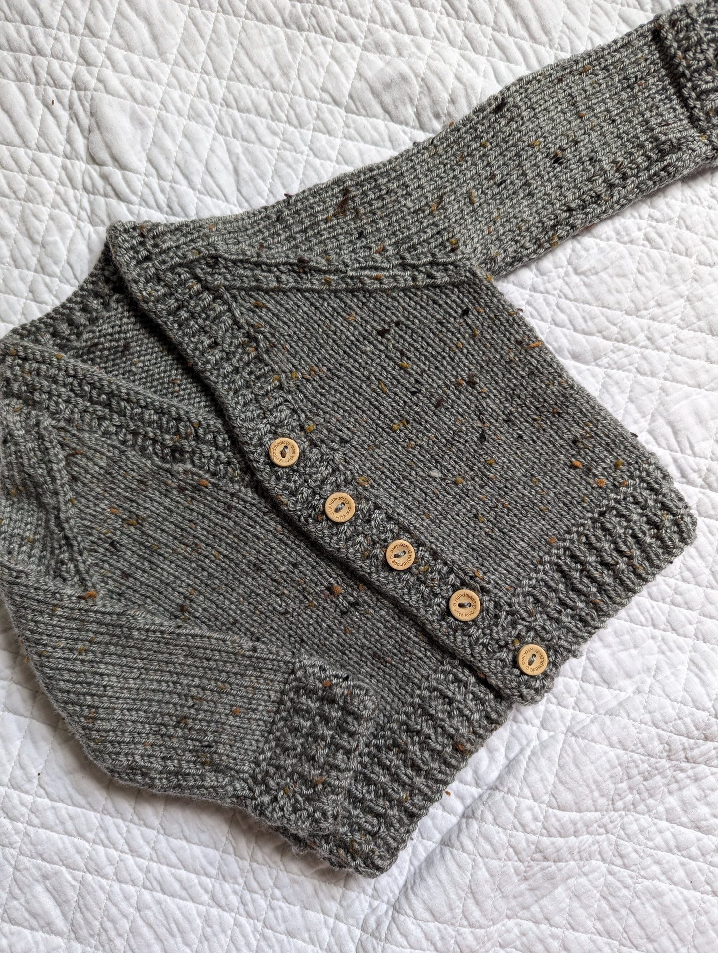 6-12 Months | Hand Knit Cardigan