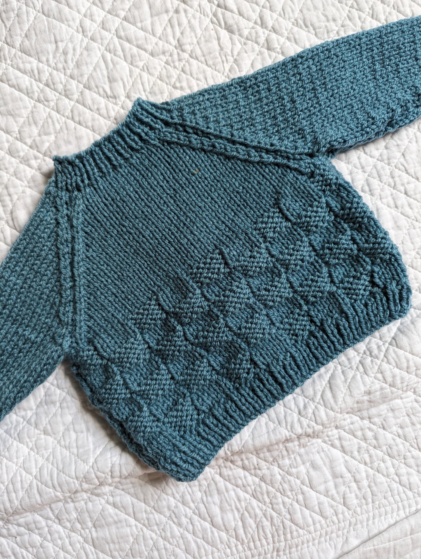 3-6 Months | Hand Knit Cardigan