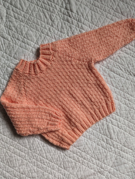 3-6 Months | Hand Knit Sweater