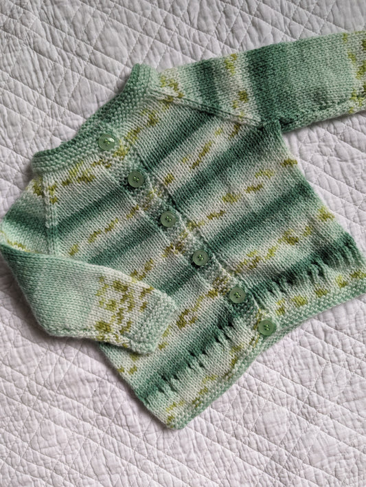 6-12 Months | Hand Knit Cardigan